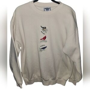 Lee Heavyweight Birds Embroidered‎ Sweatshirt Michigan Songbirds Crewneck